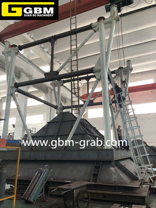 2臺60m3除塵漏斗在工廠進(jìn)行預(yù)裝 公司動態(tài),抓斗 集裝箱吊具 除塵漏斗 上海貫博起重設(shè)備